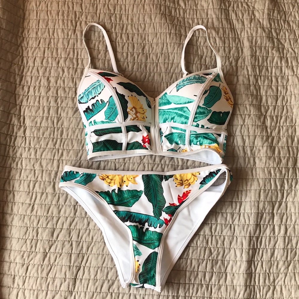 Tropical Print Bikini
